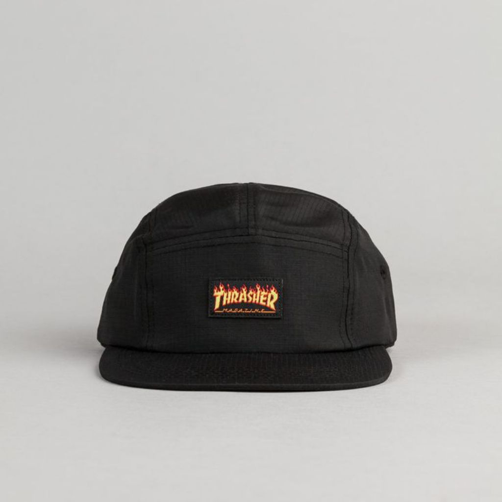 5PANEL THRASER FLAME LOGO TOPI CAP FIVE PANEL 5 PANEL