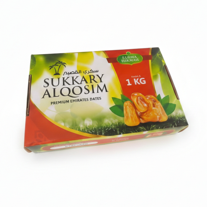 Kurma Sukari Sukkari - Kurma Hikmah Al Qosim 1 Kg Lembut Manis Original