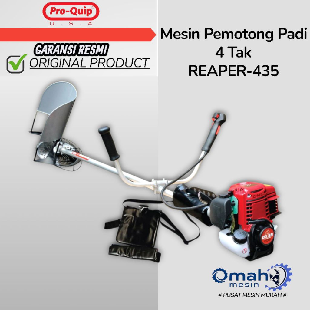 Mesin Potong Padi 4 Tak PRO-QUIP REAPER435 Alat Panen Padi Paddy Reaper 4 Tak
