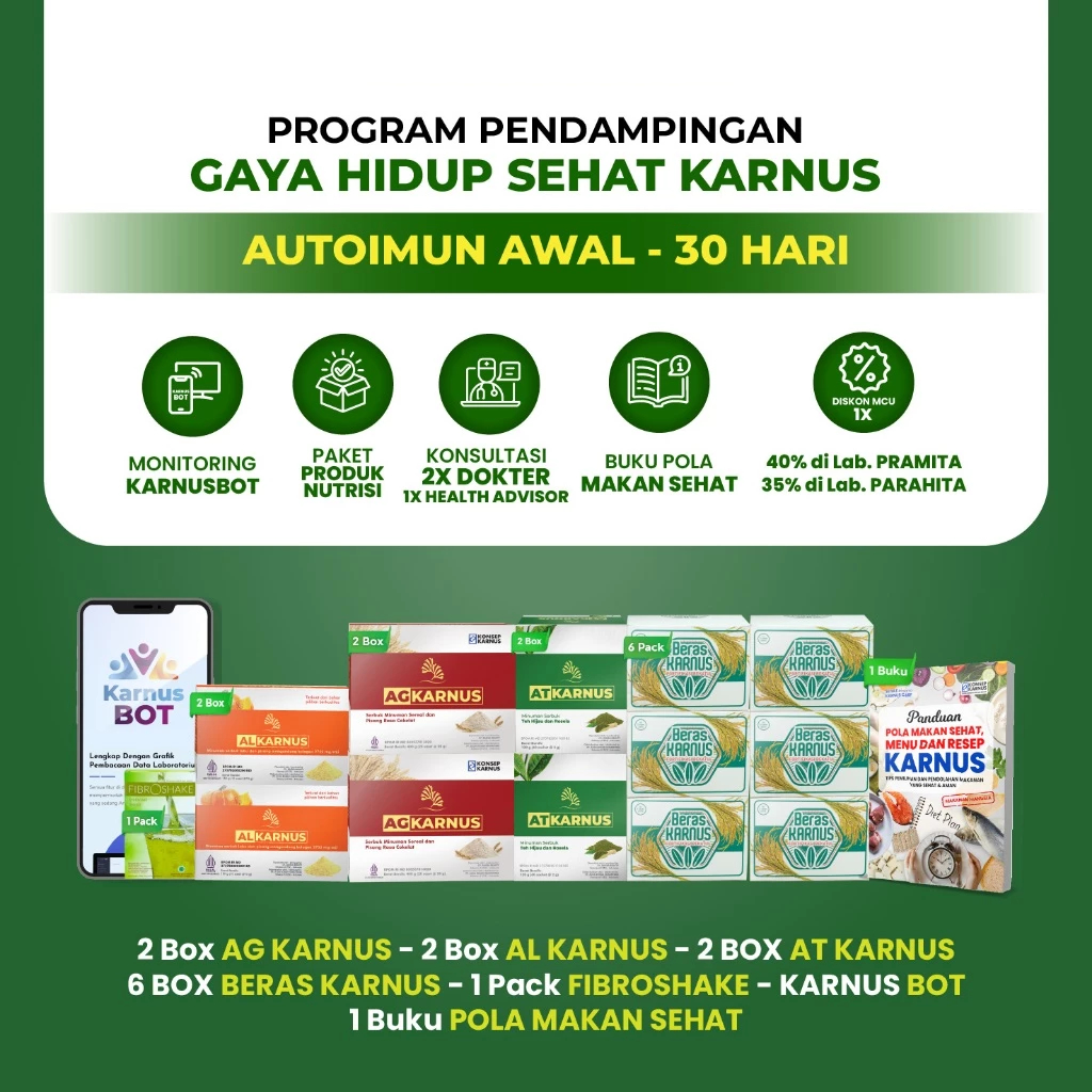 AG Cereal | Autoimun | Nutrisi Obat Autoimun I Lupus I Solusi Sehat | Program Pendampingan Autoimun 