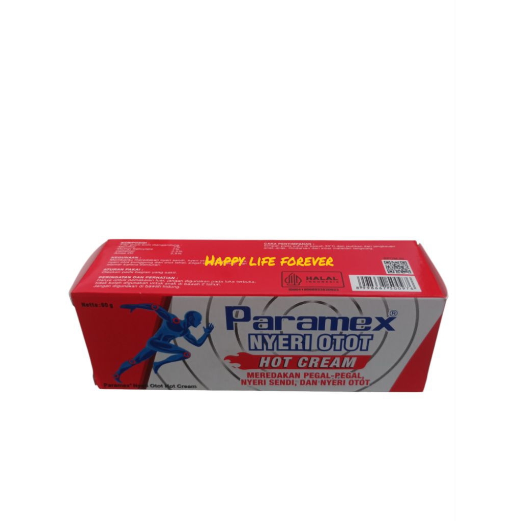Paramex Nyeri Otot Hot Cream - meredakan pegal, nyeri sendi dan otot