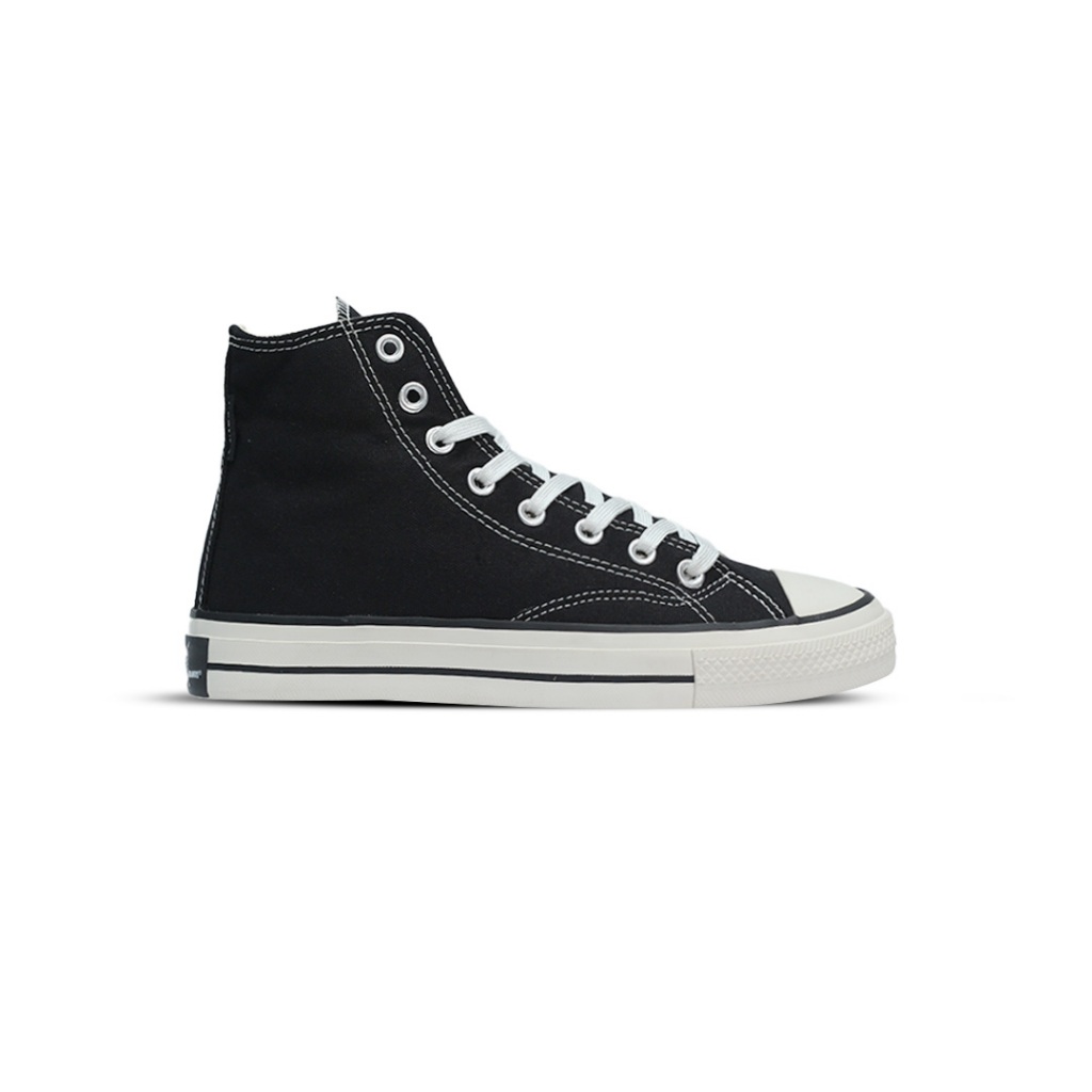 NOBRANDS FOOTWEAR SEPATU POLOS TPS BLACK WWHITE HIGH HITAM PUTIH LOKAL ORIGINAL SNEAKERS PRIA WANITA