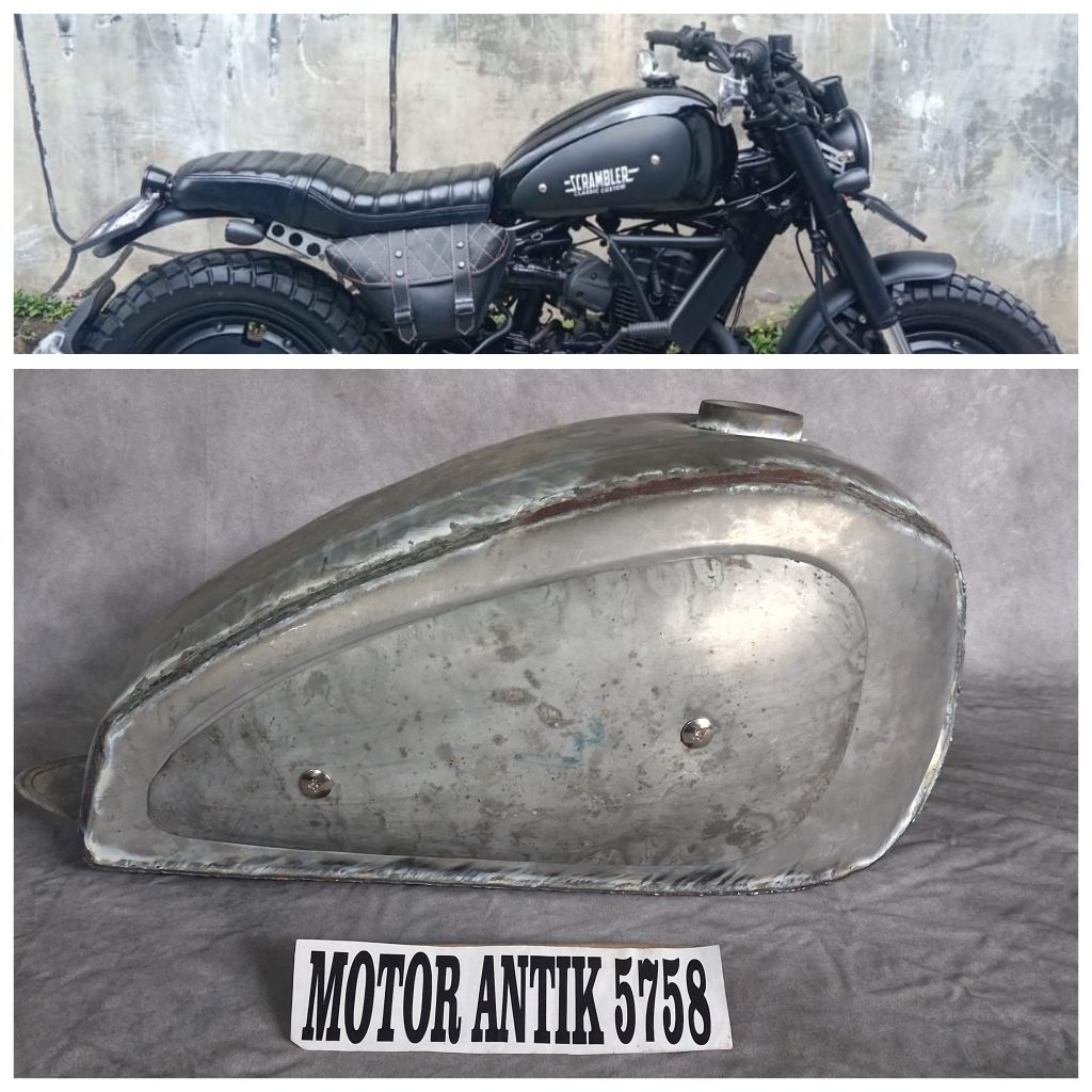 Tangki Scrambler Japstyle Custom Tiger Cb GL Megapro Thunder Byson Scorpio