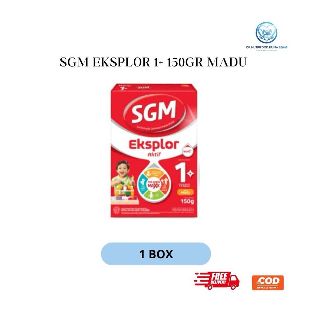 SGM Eksplorasi 1+ 150gr Rasa Madu – Susu Pertumbuhan Anak 1 Tahun+”