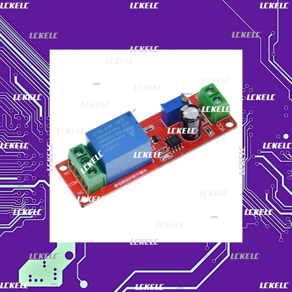 RELAY TIMER DELAY NE555 12V