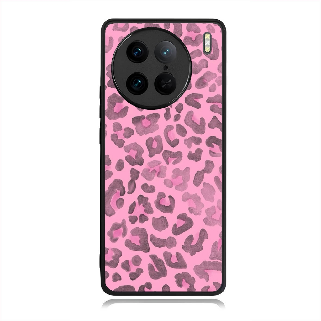Case Vivo X200,X80, X70,X60,X50, V50, V40,V30,V29,V27 PRO LITE 4G 5G Custom Pink Leopard Stylized