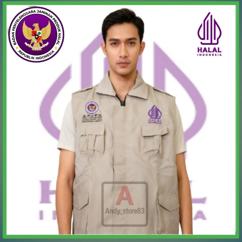 rompi petugas pendamping HALAL Indonesia