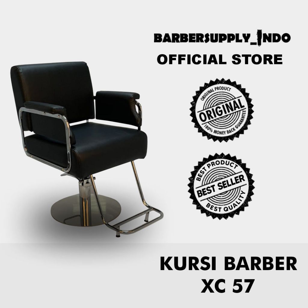 KURSI BARBER SHOP HIDROLIK KURSI BARBER SALON HIDROLIK MURAH XC 57