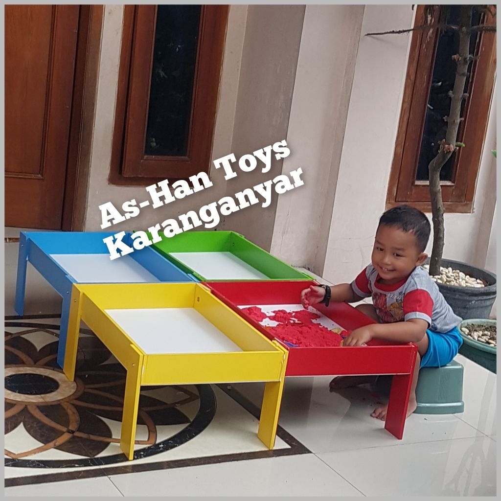 Terlaris, Mainan Edukasi Anak, Meja Edukasi Anak, Mainan Meja Pasir/Meja Pasir Anak/Meja Pasir Murah
