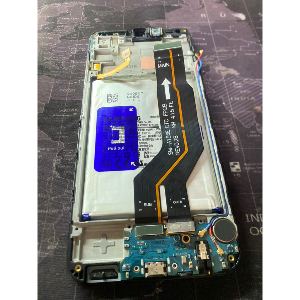 Lcd samsung A15 original amoled copotan