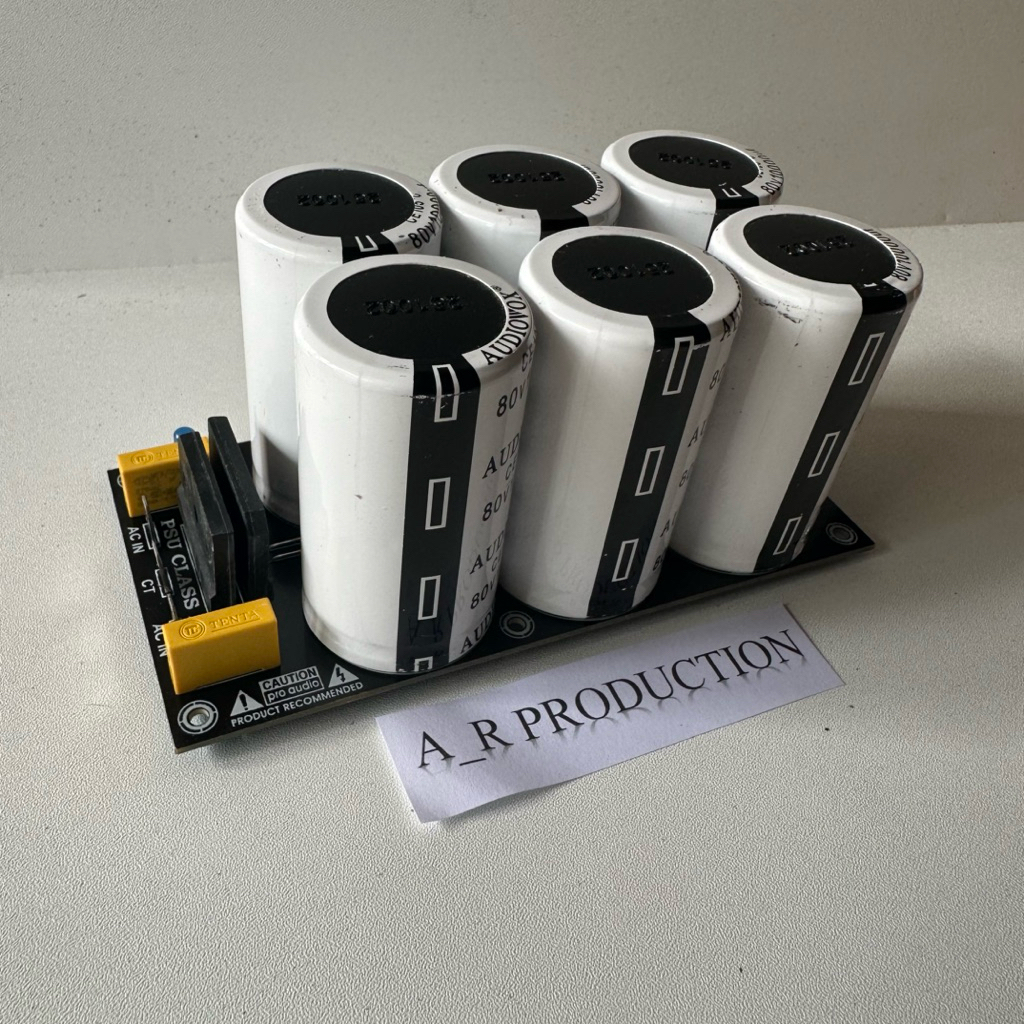 Kit psu class AB 6 elco 80v 10000uf Audiovox kualitas original