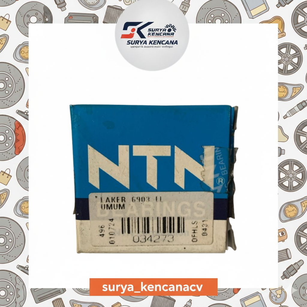 LAKER/LAHER/BEARING 6903 LL UMUM ORI NTN JP 034273