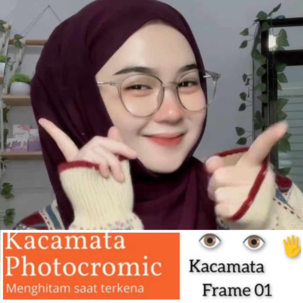 KACAMATA PHOTOCROMIC MINUS & NORMAL TIPE 8148