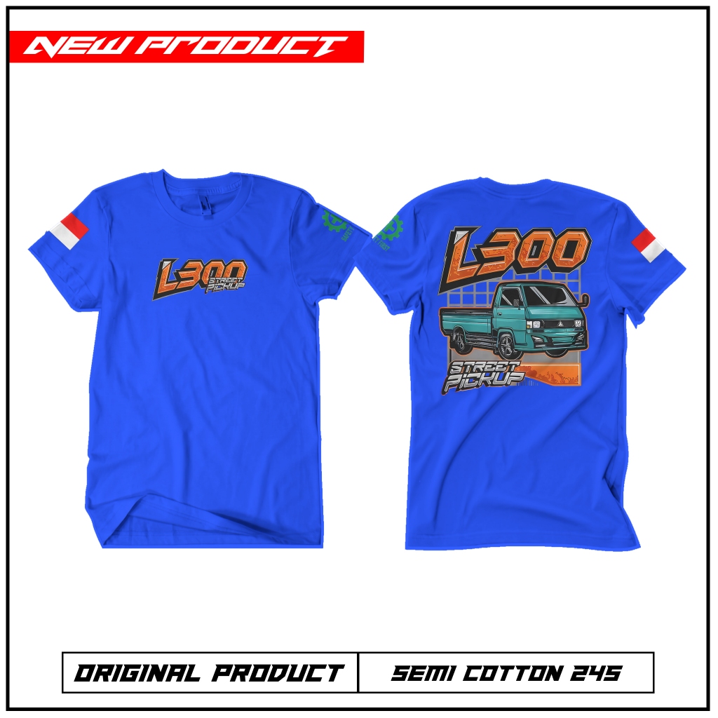 Kaos Distro L300 T-Shirt Unisex - Kaos Pria Wanita - Kaos Driver Muda Terbaru