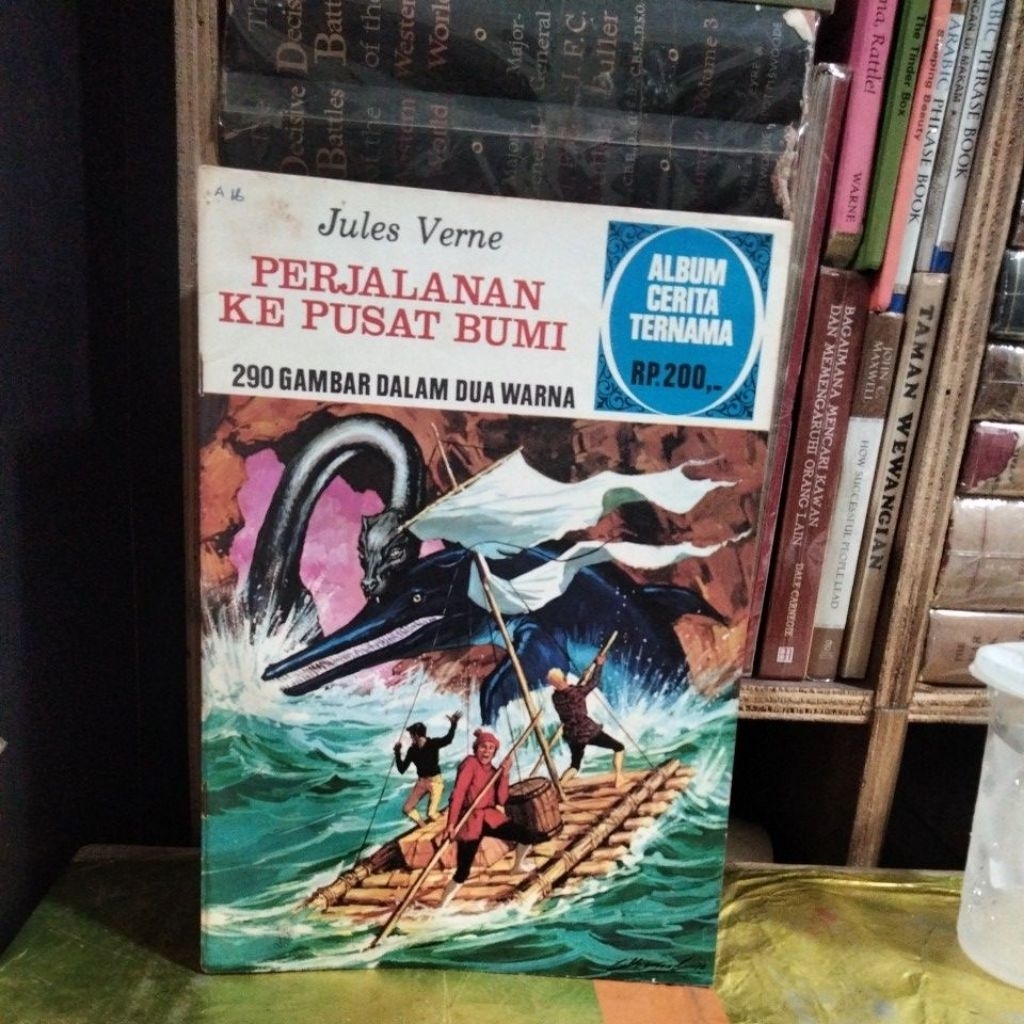 komik album cerita ternama perjalan ke pusat bumi