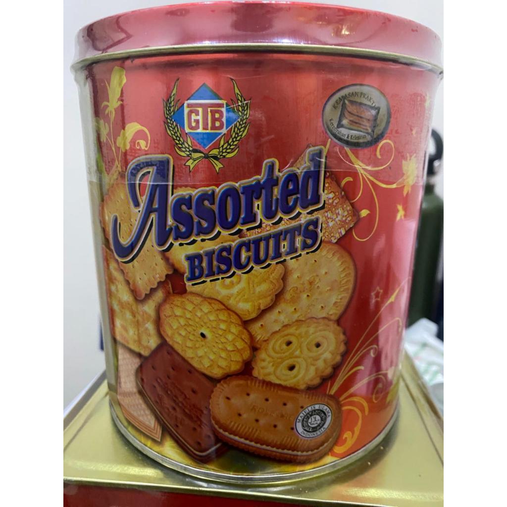 Roti Kaleng Bulat Biscuits Assorted 1 pcs -  Biskuit Lebaran