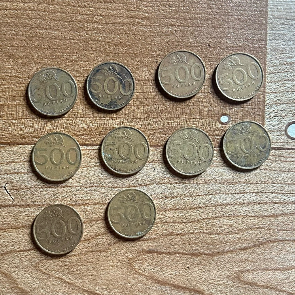 Koin 500 Rupiah Bunga Melati Tahun 2000-2003