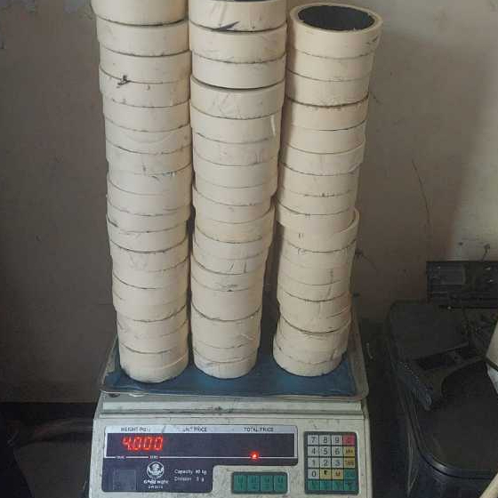 Lakban Kertas 45mm 1kg lakban kiloan / masking tape kiloan / solasi kertas kiloan