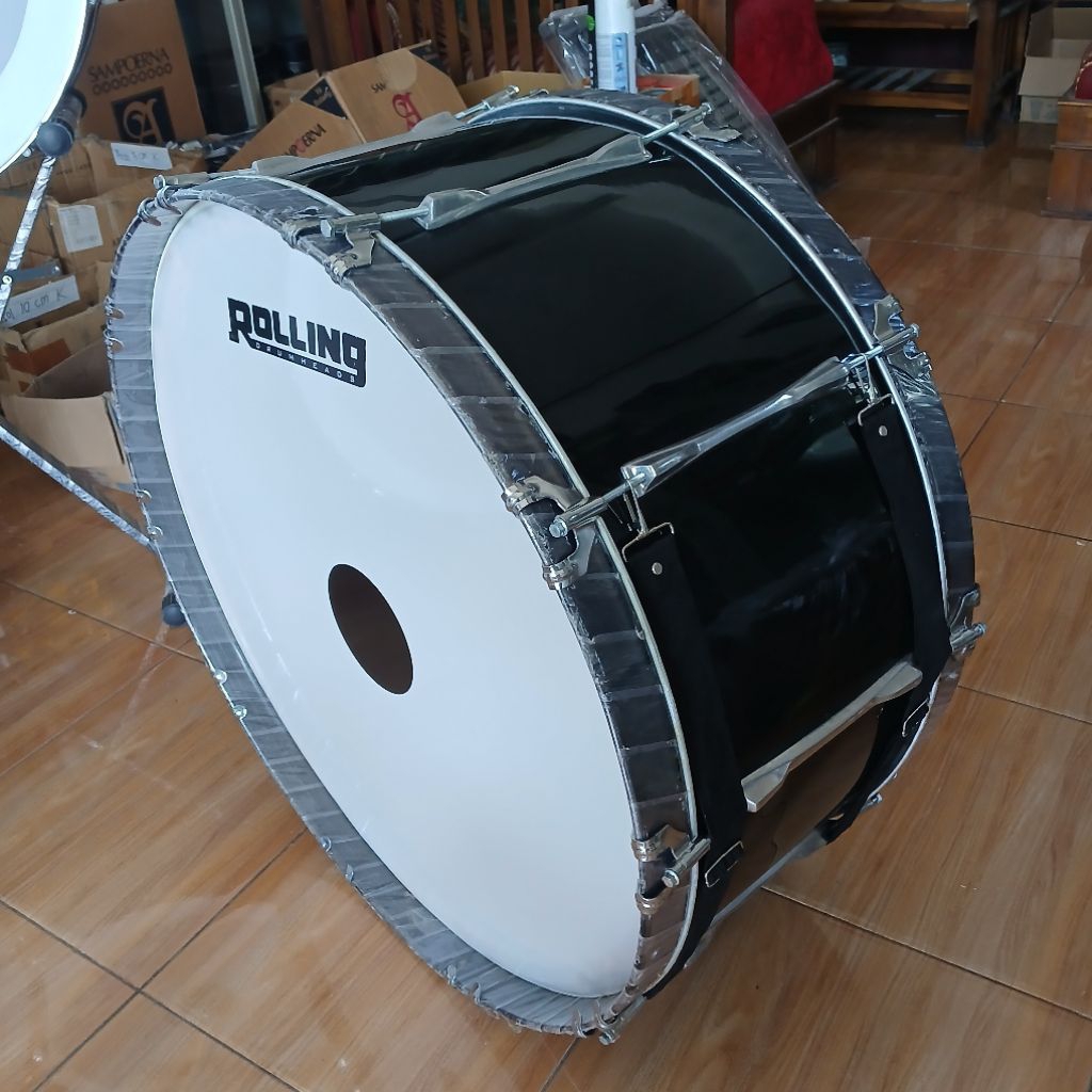 Bass Drum 22" 24" 26" dan 28" inch Supporter Bola