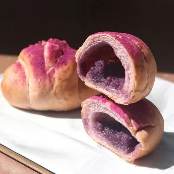 Vegan Bread | Taro Salted Bread | Ube Salted Bread