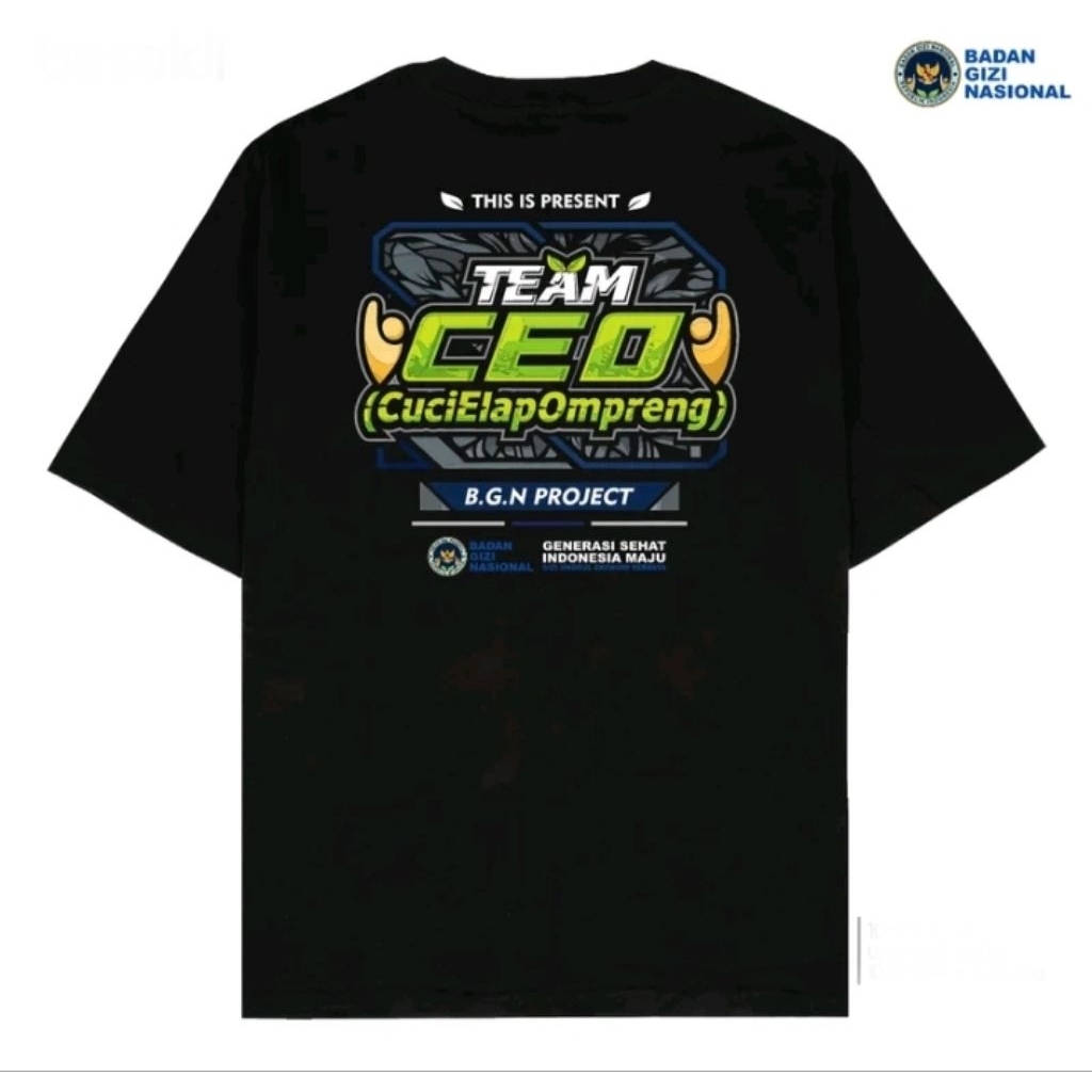 Kaos T shirt CEO cuci elap Ompreng