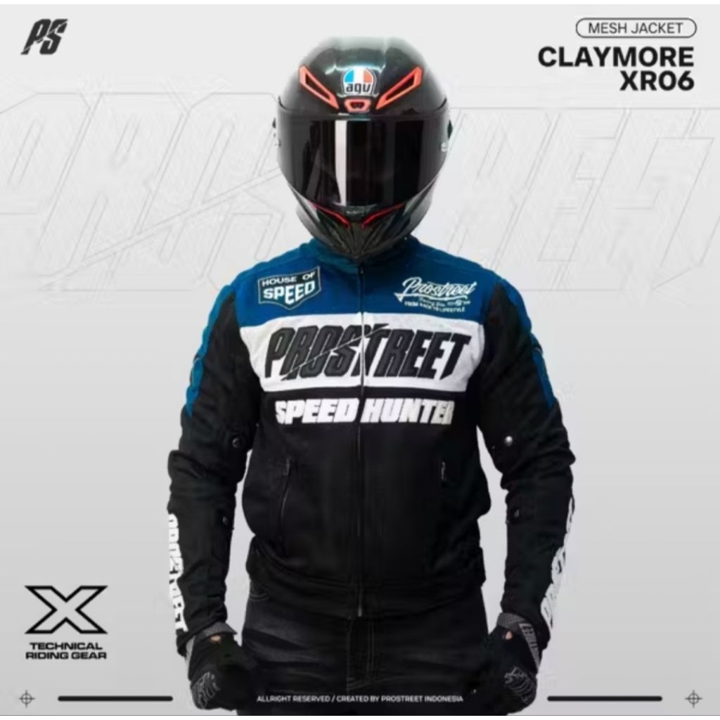 Jaket Motor Mesh Prostreet Claymore XR06 - Size L
