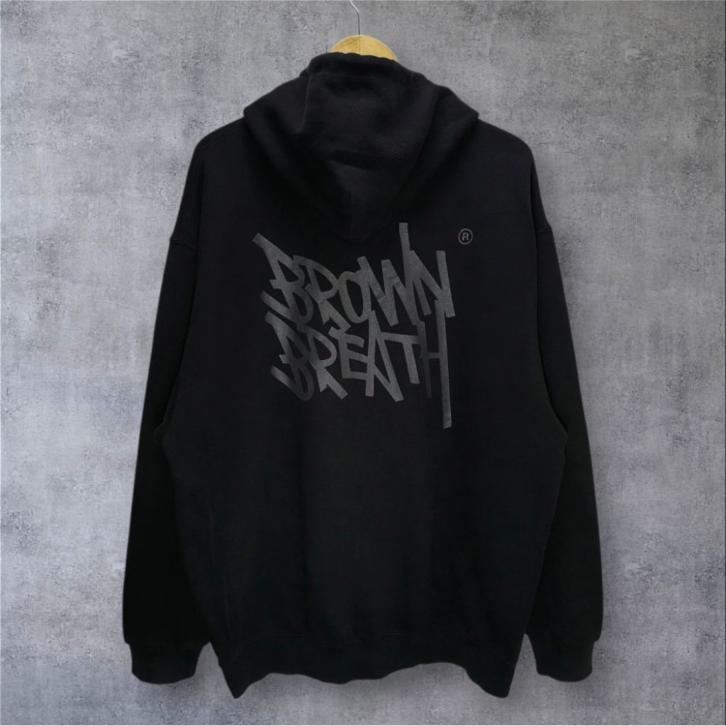 Brown Breath Hoodie