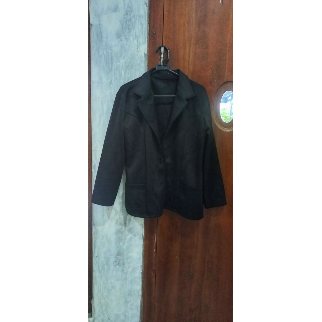 Blazer Scuba Hitam