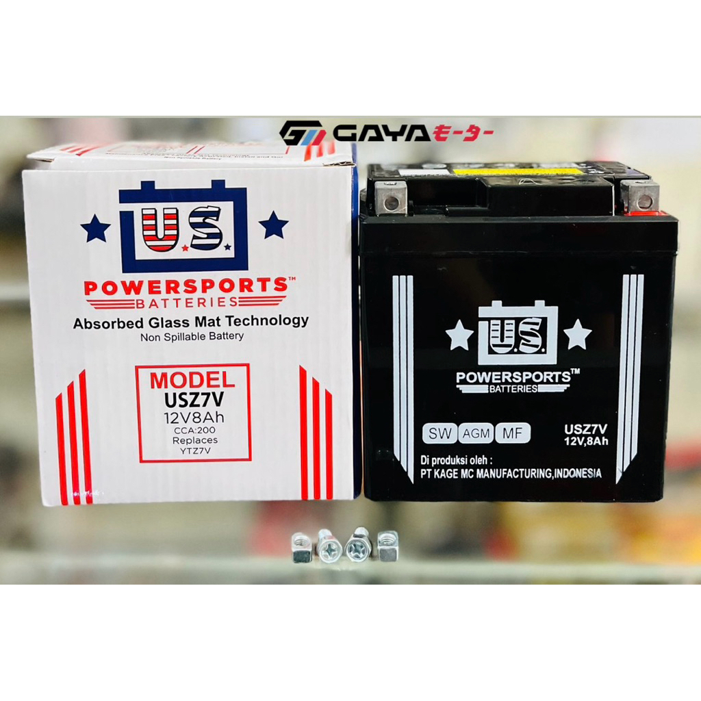 Aki Motor Gel US POWER SPORT Type GTZ7V