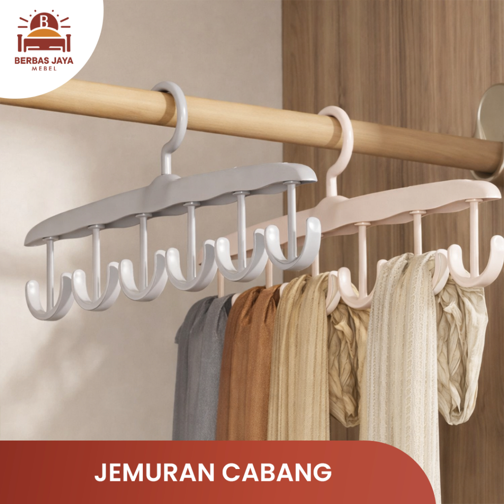 Hanger Cabang Pakaian Baju Celana Topi Inner Wear Organizer Lemari Jemuran Walking Closet Laundry Ro
