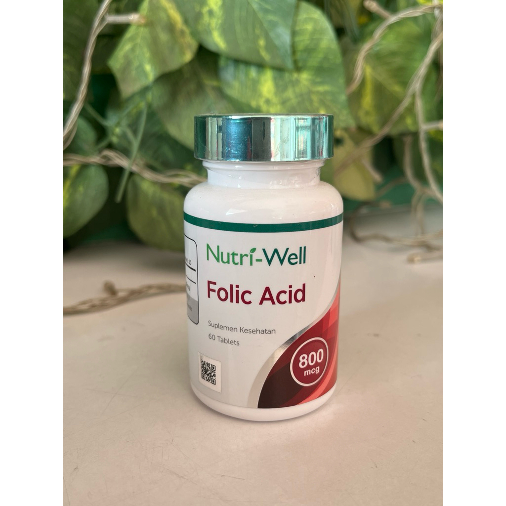 Nutri Well Folic Acid 800 mcg 60 tablet