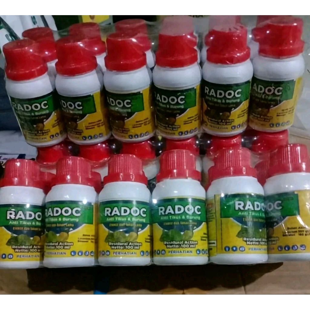 Rodentisida cair Radoc 100ml pengusir tikus & burung efektif untuk pertanian