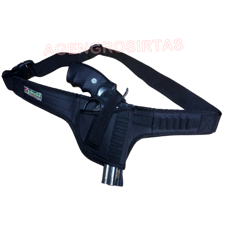 Sarung Pistol Universal Revolver FN / Holster Pistol Pinggang Universal