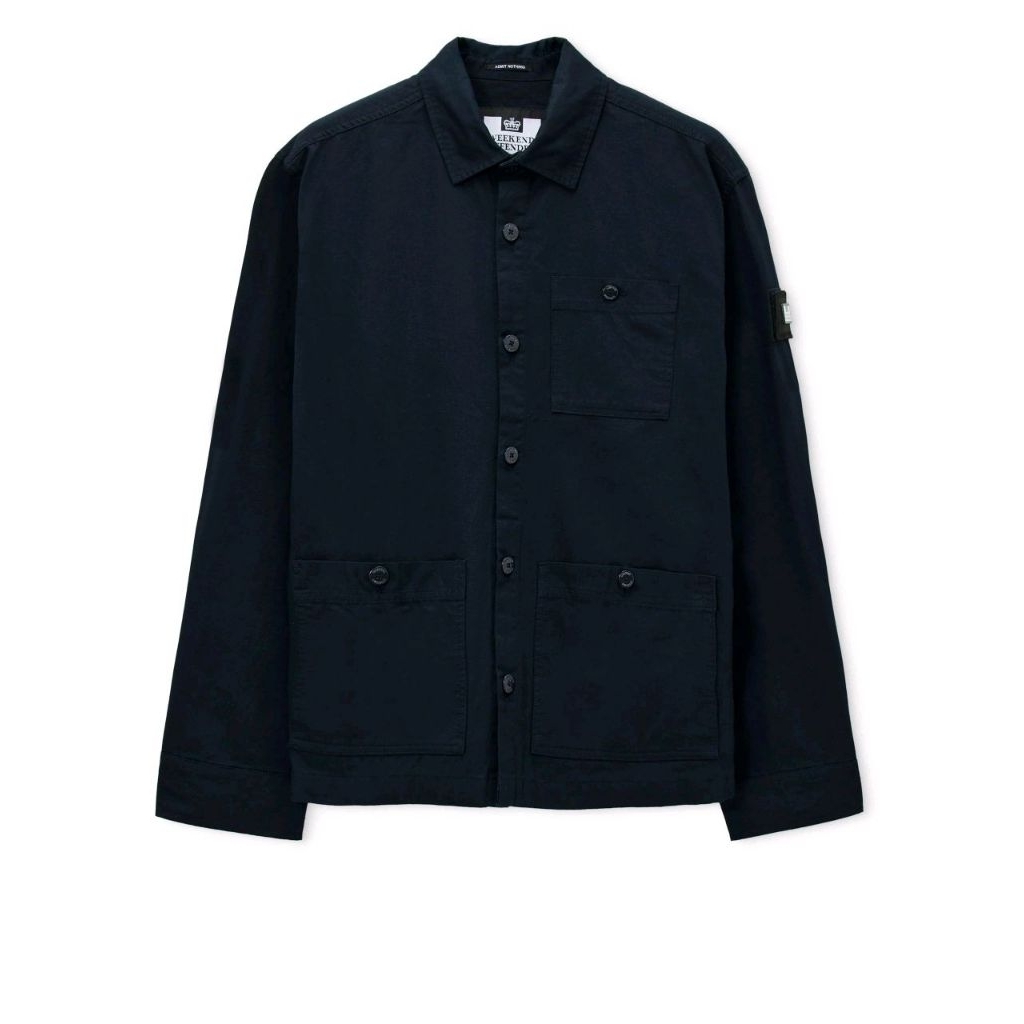 Weekend Offender Hynde Overshirt Jacket Navy Original