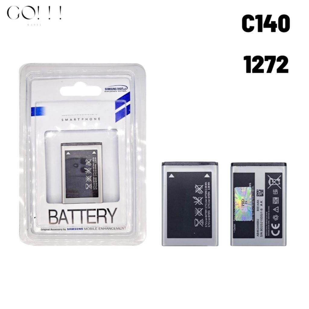 Baterai Samsung 1272 - C140 - hp Samsung Lipat, B310E - 1195 - E1195 - 1272 - E250 - C3303 - C3300 -