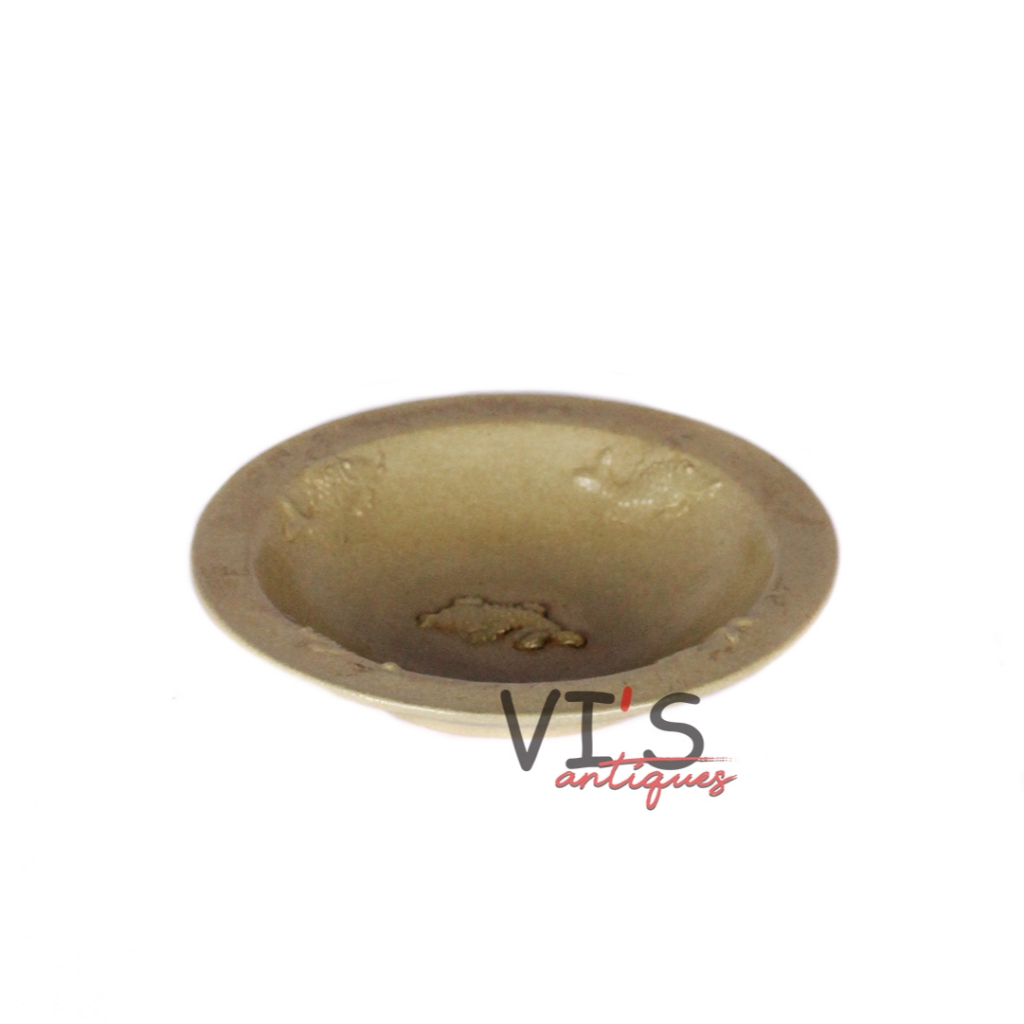 Piring Celadon 5 Ikan Keramik Tua Kuno Antik Asli Cina