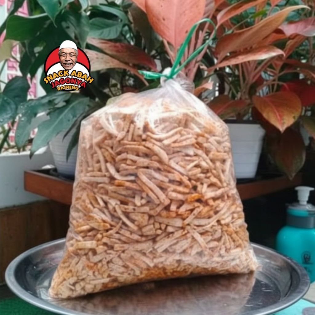 Basreng Stik 3kg Pedas Daun Jeruk  BASRENG DAUN JERUK BASRENG BANDUNG BASRENG PEDAS DAUN JERUK BASRE