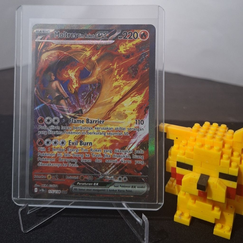 SAR Moltres Tim Roket | Kartu Pokemon Ori | Kehadiran Juara