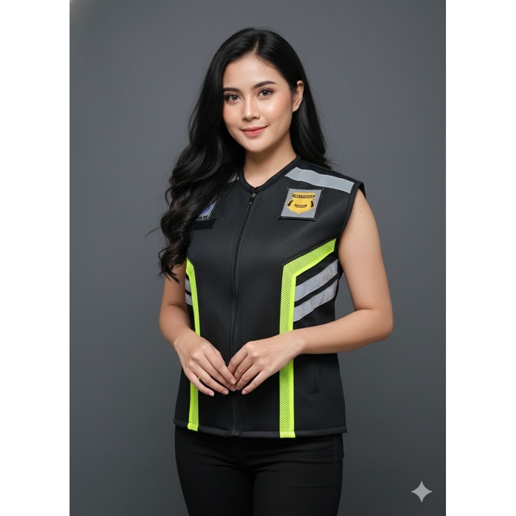 Polosan tanpa Logo Rompi Security  Rompi Security Terbaru Rompi Satpam Rompi Jaring Tebal Rompi Secu