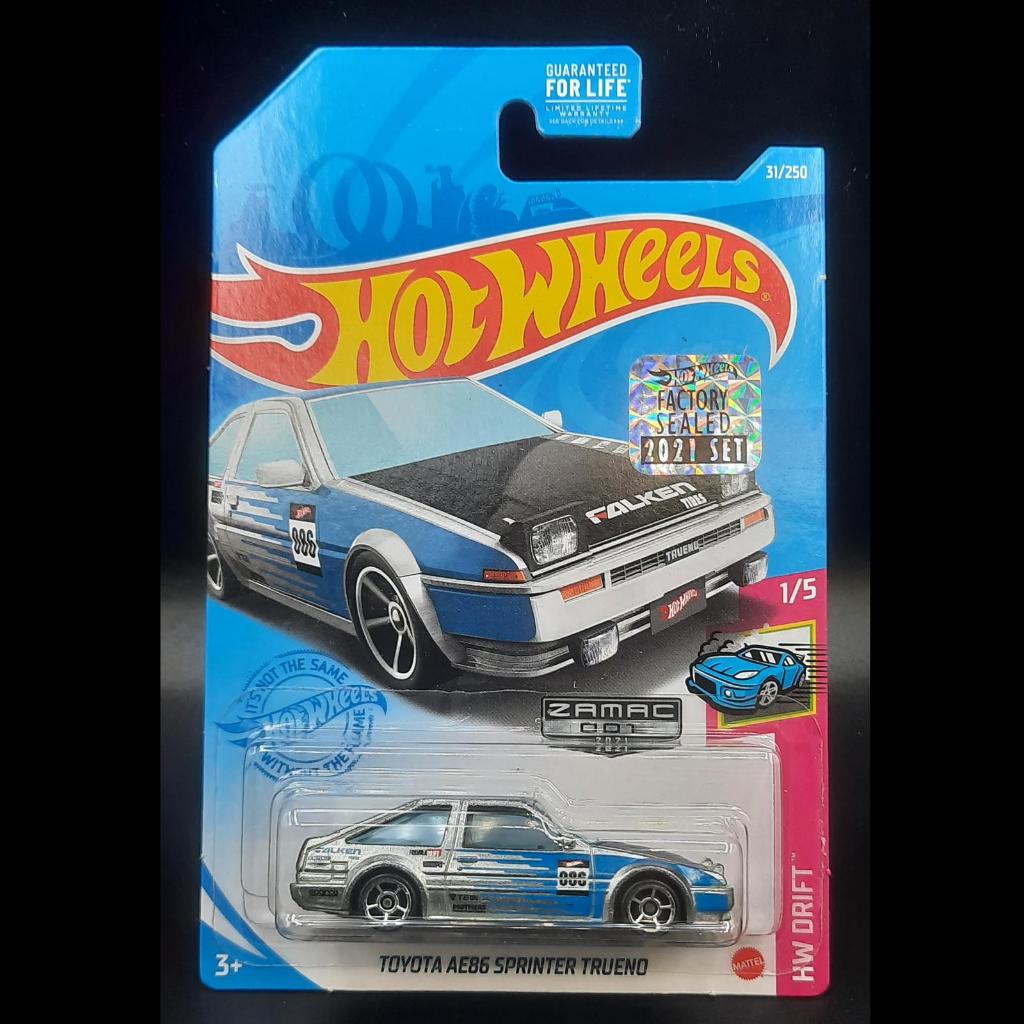 Hot Wheels Toyota AE86 Sprinter Trueno Zamac factory Sealed FS 2021