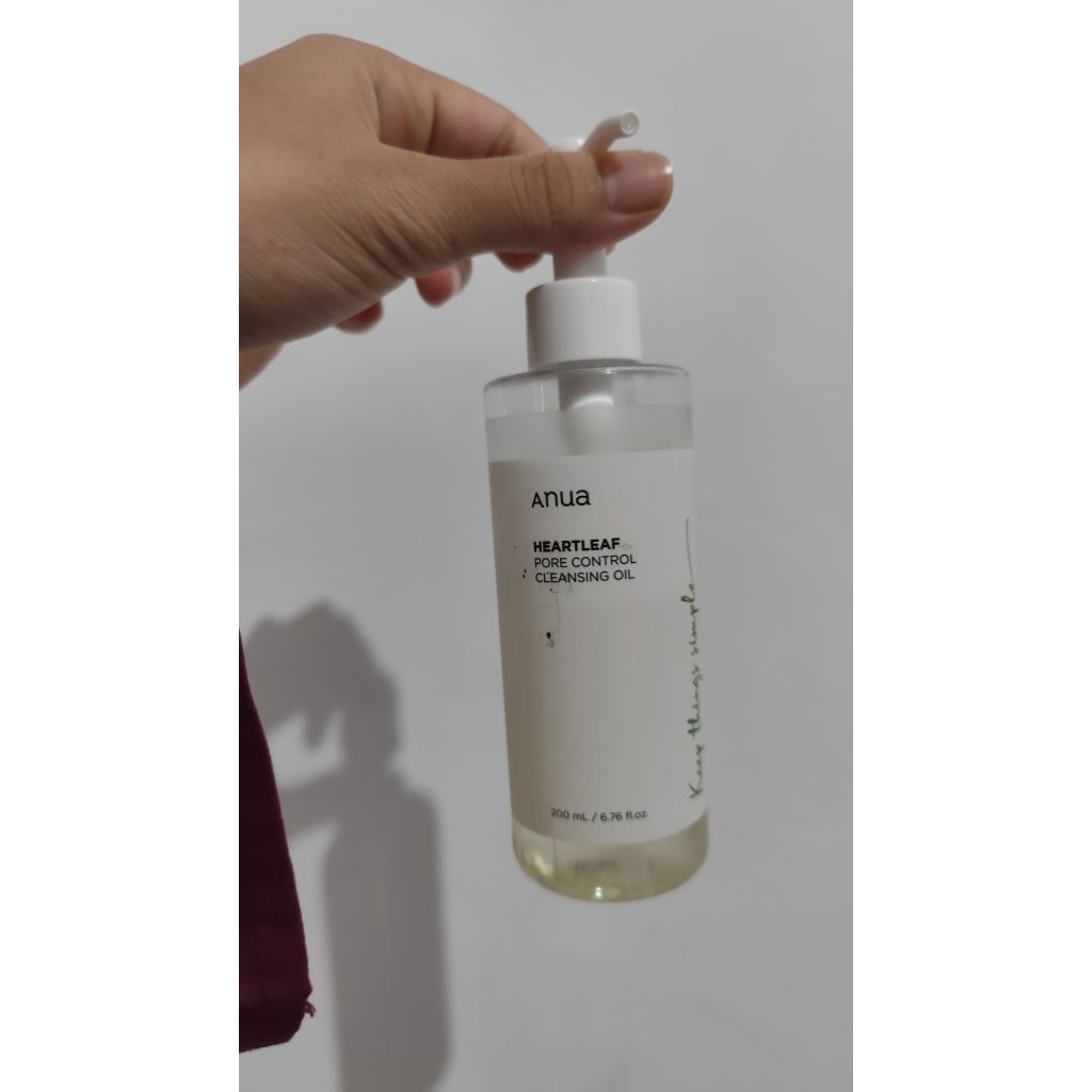 preloved anua cleansing oil elformula peeling serum