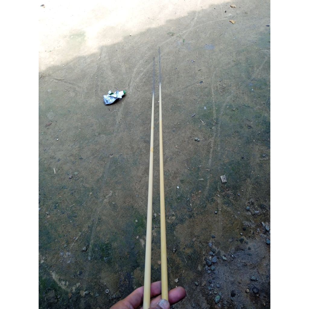 sutet 8.75 mm. bubut bahan pancing. full hitam