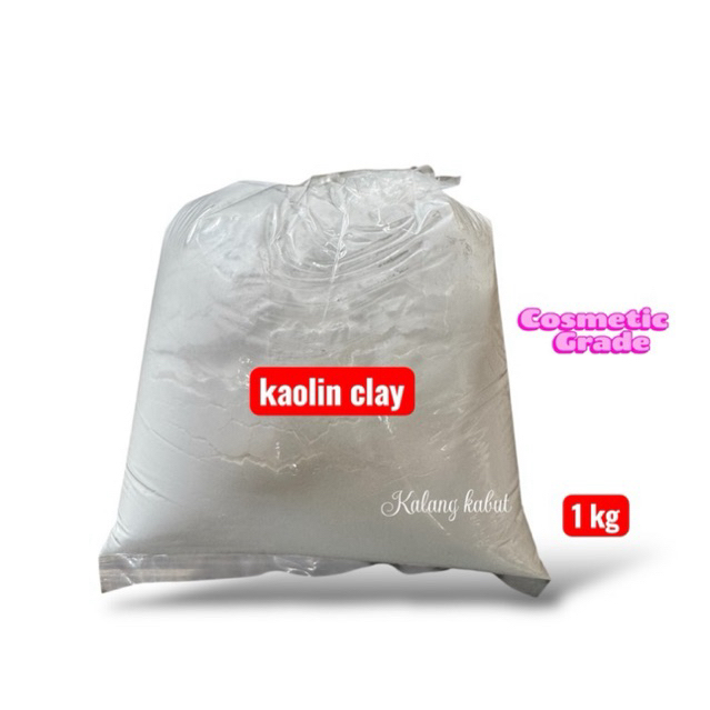 Kaolin Clay - Kaolin Powder - Lempung caolin - 1 kg