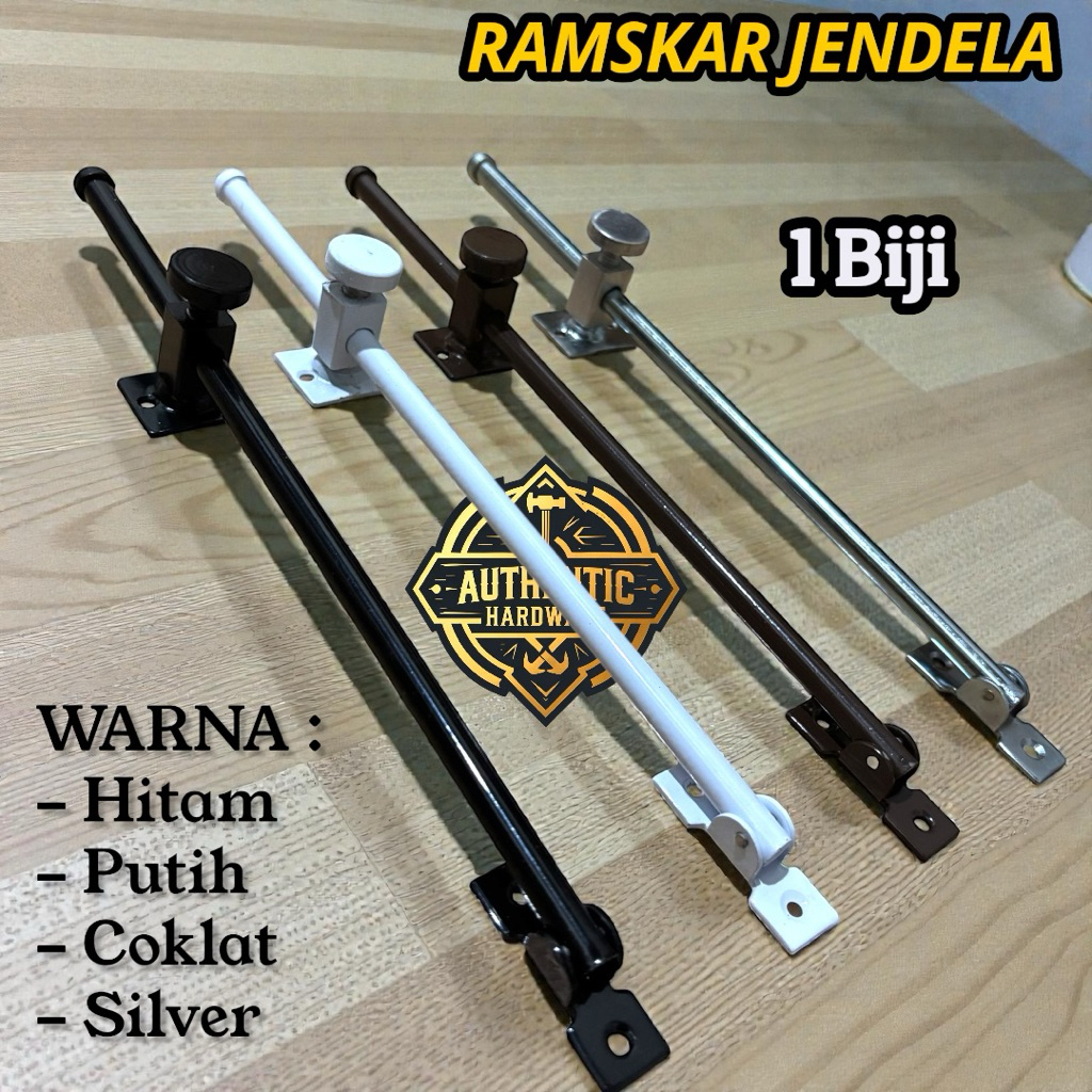 Ramskar Ramsekar Penahan Jendela / Hak angin Jendela Panjang 25cm