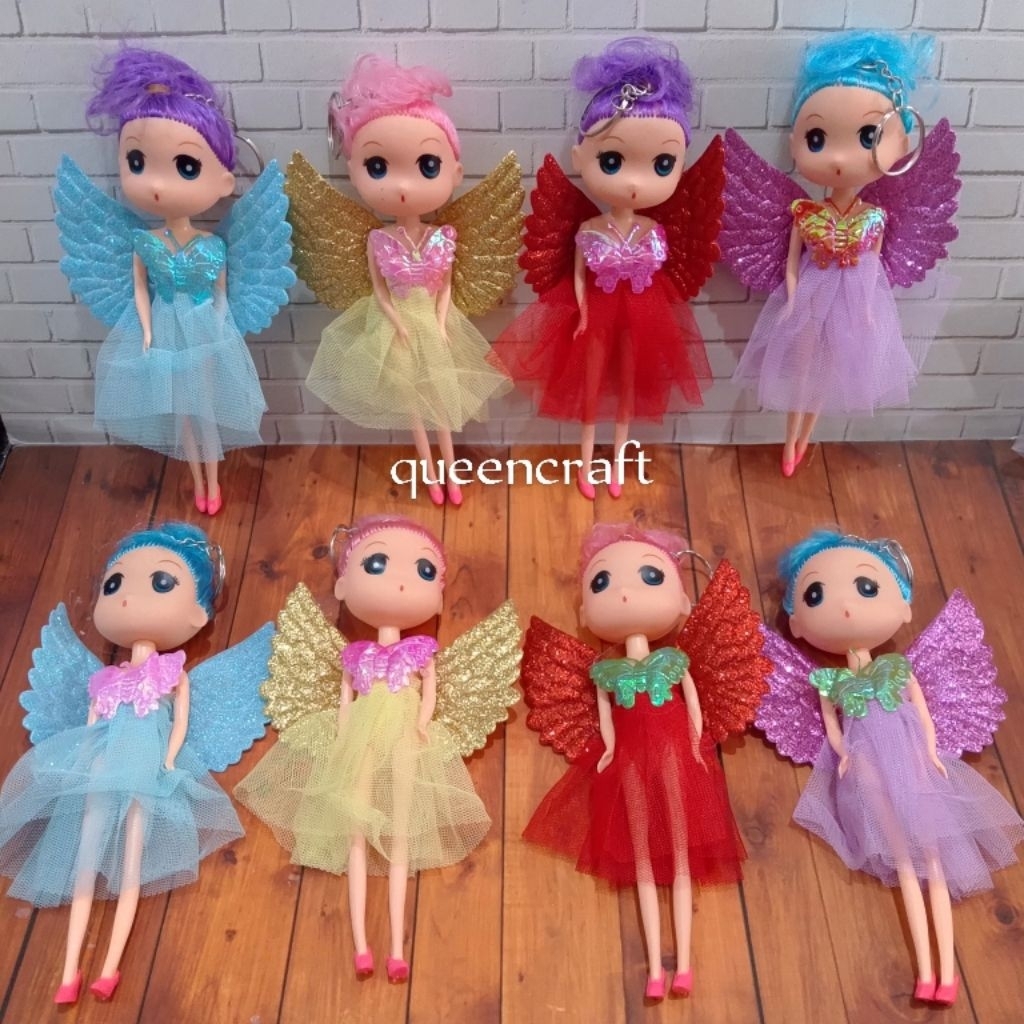 ganci gantungan tas bag charm BONEKA SAYAP PERI FAIRY