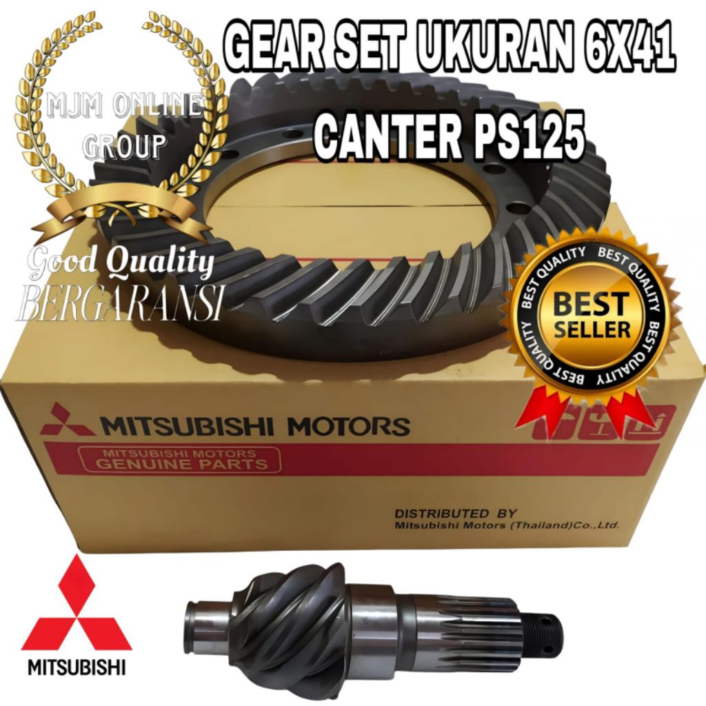 Gear Set Gigi Gardan Pinion Canter Ps125 125ps Ukuran 6x41 Ktb Original
