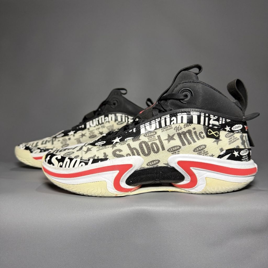 sepatu voli basket second air jordan 36 flight school size 41