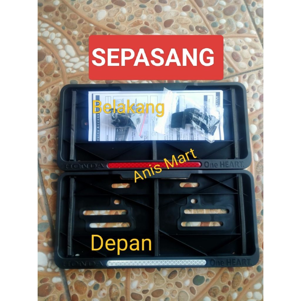 caver tempat plat nomor motor Honda Original AHM