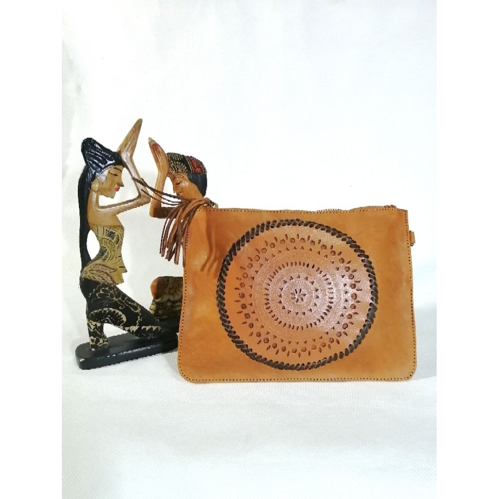 Tas Kulit Jogja Mandala Design