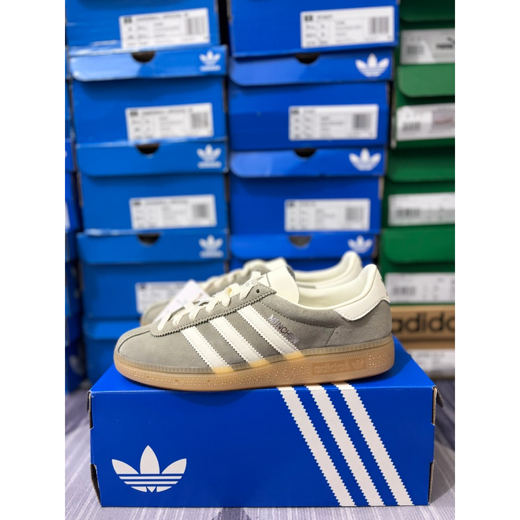 Adidas Munchen Women Grey White - Original